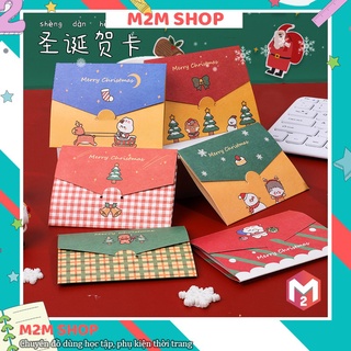 Thiệp giáng sinh nhỏ xinh nhiều hình dễ thương (10 * 8cm)