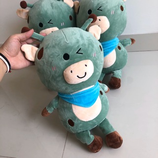 Thú Bông Bò Sữa Vui Vẻ Size 50cm