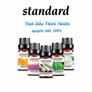 Tinh dầu thiên nhiên nguyên chất STANDARD 10ml - Nhập khẩu Ấn Độ - chất lượng kiểm định
