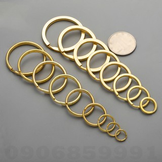 Khoen móc khóa,ring phụ kiện EDC đồng thau (Nhiều Cỡ)