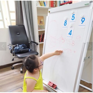 BẢNG FLIPCHART FLEX EDU DẠY HỌC CHO BÉ TẶNG KÈM NAM CHÂM,PHẤN,BÚT,LAU BẢNG