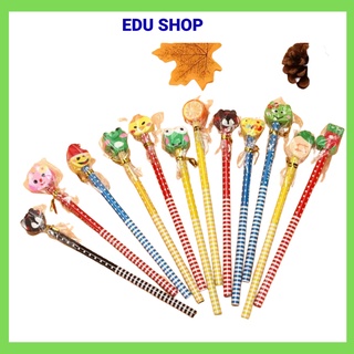 Bút Chì Gỗ Cute Dễ Thương- Bút Chì Kèm Đầu Tẩy Ngộ Nghĩnh