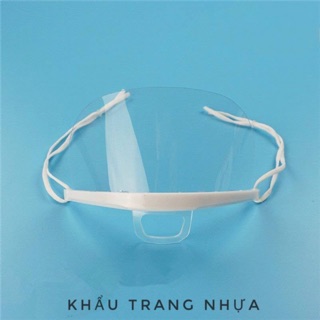 Khẩu trang nhựa dùng trong phun xăm thẩm mỹ 1 hộp 10 chiếc