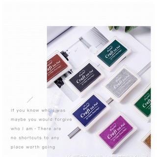 Taeyang369hz Hộp Mực Cho Con Dấu Craft Ink Pad 7.2cm x 5.2cm Nhiều Màu Sắc Không Phai Mực Đóng Dấu 1 Màu | BDD001