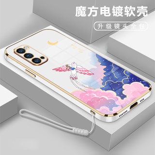 Ốp Điện Thoại Họa Tiết Cô Gái Cho Oppo RENO 4 4G Oppo RENO 4pro 4G Oppo RENO 4SE Oppo RENO 5 Oppo RENO 5pro Oppo RENO 5pro plus