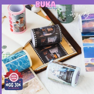 Washi tape khổ lớn, sticker instagram băng dính họa tiết trang trí sổ tay, bullet journal DecorMe