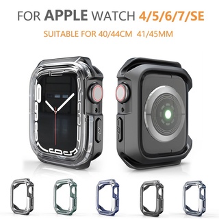 Ốp TPU Trong Suốt Bảo Vệ Cho Đồng Hồ Apple Watch 45mm 41mm 44MM 40MM 7 SE 6 5 4