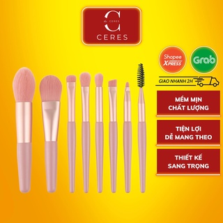 Bộ Cọ Trang Điểm 8 Cây - Makeup Cá Nhân Vintage