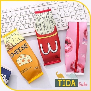 Hộp Bút Hình Đồ Ăn Nhanh Dễ Thương, Cute Phong Cách Hàn Quốc Đựng Bút, Mỹ Phẩm Tiện Dụng - Văn Phòng Phẩm TiDa Kids Shop
