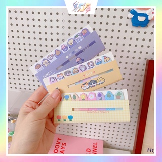 Set giấy note dạng đánh dấu trang xinh xắn tiện lợi