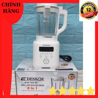 [ XẢ KHO 3 NGÀY ] Máy Xay Nấu Sữa Hạt Đa Năng Deskoe Bảng Điều Khiển Cảm Ứng Thông Minh DKE 565 -HÀNG CHÍNH HÃNG