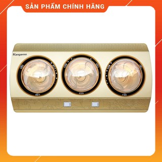 [Hàng Chính Hãng] Đèn Sưởi nhà tắm Kangaroo 3 bóng KG 3BH01 Siêu Bền Đẹp, Làm ấm nhanh, An Toàn cho Sức Khỏe