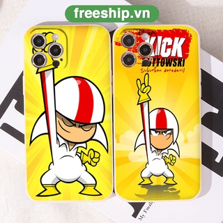 Ốp vuông iphone Kick Buttowski Cartoon nền vàng siêu ngầu ốp lưng iphone đủ mã 6/7/6+/7+/Xs/Xsmax/Xr/11/12/13/pro/max