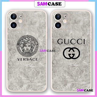 Ốp lưng iPhone Gucci Versace cạnh viền vuông silicon mềm dẻo cho iphone 6/6s/7/8/X/XS/XR/11/12/13/14 Pro Plus Max
