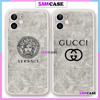 Ốp lưng iPhone Gucci Versace cạnh viền vuông silicon mềm dẻo cho iphone 6/6s/7/8/X/XS/XR/11/12/13/14 Pro Plus Max
