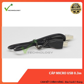 Cáp Micro USB 0.3m