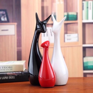 Bộ gia đình nai sứ decor dễ thương