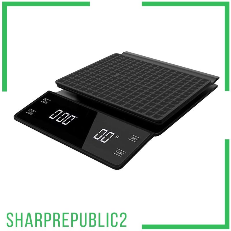 LED Display High Precision Coffee Scale With Timer Digital Kitchen Scales