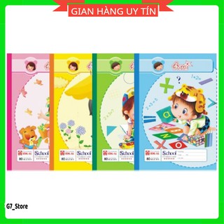 (SALE) 1 quyển vở 4 ô ly HỒNG HÀ 0515 dày 80trang