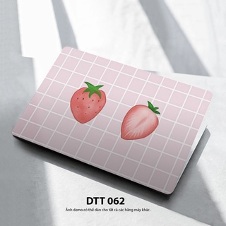 Bộ skin dán laptop mẫu Dâu Tây 1/ Có decal dán cho tất cả các hãng máy tính