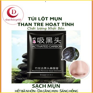 [CHÍNH HÃNG]Mặt Nạ Lột Mụn Đầu Đen,Mụn Cám Ở Mũi  Bioaqua- Chiết  Than Tre Hoạt Tính