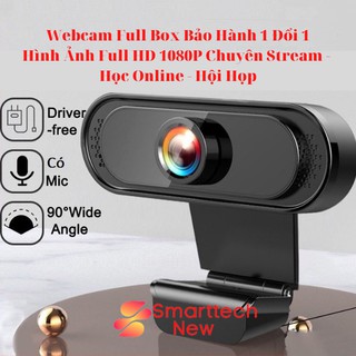 Webcam Máy Tính Laptop Có Mic Full HD 1080 Dùng Cho Máy Tính Gaming Học Online