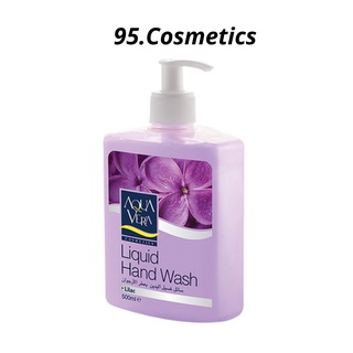 Nước Rửa Tay Aqua Vera 500ml Hương Hoa Tử Đinh Hương, Thơm Dịu Dưỡng Da Tay