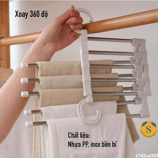 Móc Treo Quần Áo Đa Năng Tiết Kiệm Không Gian 8 Tầng Móc treo đồ đa năng xếp gọn (MÓC TREO ĐA NĂNG)