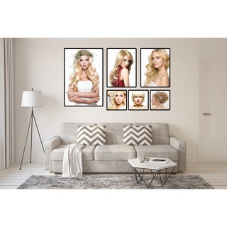 BỘ TRANH SALON TRANH CẮT TÓC SIÊU ĐẸP GIÁ XƯỞNG K62 COLORLIFE