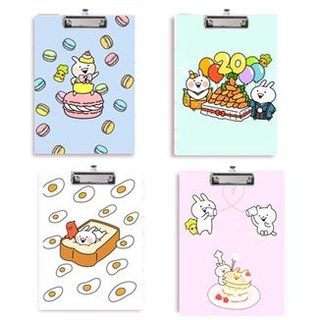 kẹp tài liệu bìa cứng usagyuuun KTLG21 dễ thương cute size A4 hoạt hình