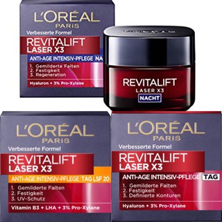 KEM DƯỠNG DA CHỐNG LÃO HÓA – GIÚP MỜ THÂM NÁM LOREAL REVITALIFT LASER X3, 50ML