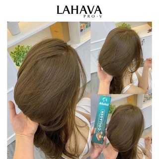Thuốc nhuộm tóc nam nữ các loại màu hàn quốc blackpink nâu khói xanh đen AFUKA TN01