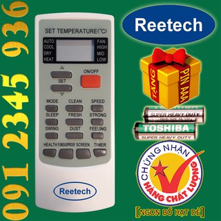 Remote Điều khiển Điều hòa Máy lạnh Reetech "HÀNG ĐẸP". (Mẫu số 6)