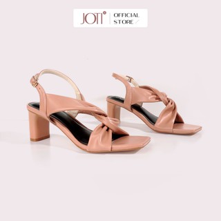 Giày Xăng Đan Cao Gót Nữ JOTI Daria 3264VN6 - Quai Chéo Quai Hậu Đế Trụ Cao 6cm Da Mờ - Mang Công Sở Dự Tiệc