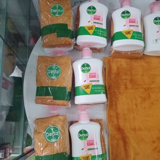 NƯỚC RỬA TAY DETTOL 250G + TẶNG KÈM KHĂN ❤❤❤