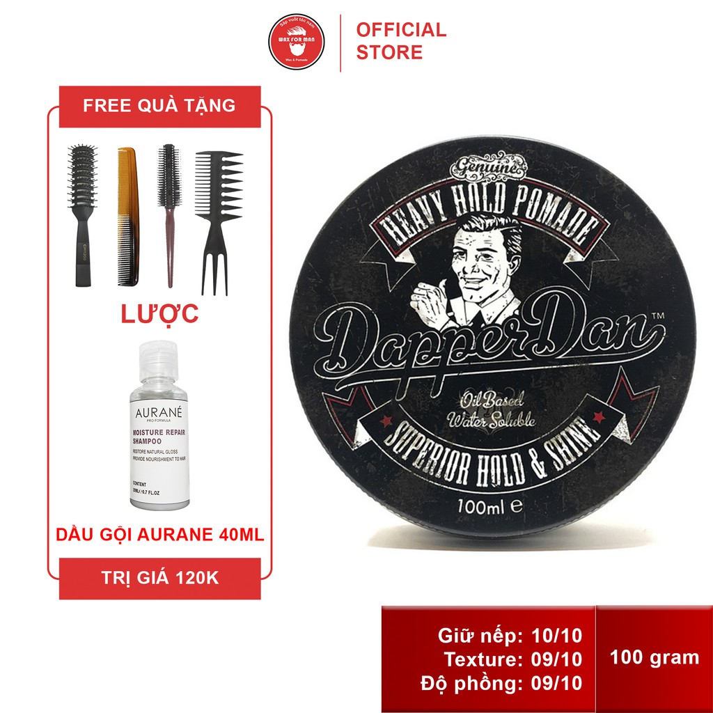 Sáp vuốt tóc Dapper Dan Heavy Hold Pomade