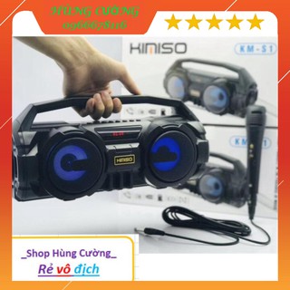 Loa KIMISO S1 Bluetooth kèm micro hát Karaoke