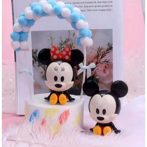 Trang trí cặp chuột Mickey
