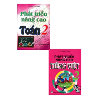 Sách - Combo phát triển và nâng cao toán , tiếng việt lớp 2
