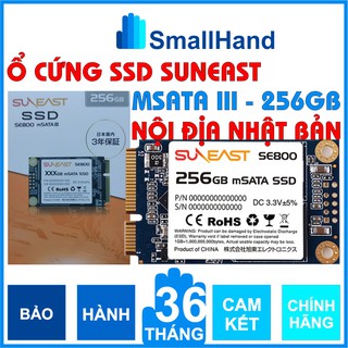 Ổ cứng SSD mSATA SunEast 256GB nội địa Nhật Bản – CHÍNH HÃNG – Bảo hành 3 năm – mSata3 SSD chính hãng