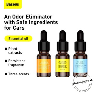 Tinh dầu dùng trong ô tô Baseus Essential oil (Cologne*1 osmanthus*1 ocean*1)