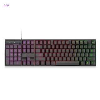 Bàn Phím Chơi Game Có Dây 104 Phím Có Đèn Led
