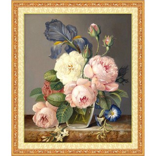 Tranh đính đá Hoa Khoe Sắc DF2498 (49x60) chưa đính