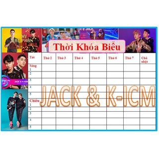 thời khóa biểu JACK &amp; K-ICM