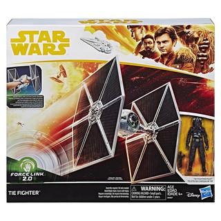 Đồ chơi mô hình Star Wars Force Link 2.0 - Phi thuyển không gian chiến đâu·Tie Fighter và Pilot (Full Box)