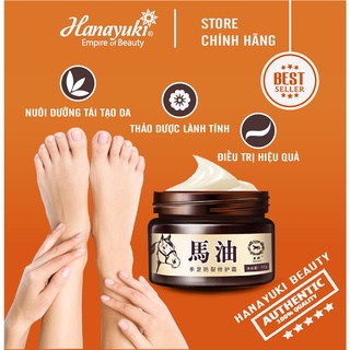 Sỉ- Kem tinh dầu ngựa bôi da giảm bong da tay, chống nứt nẻ da gót chân hiệu quả chính hãng 30g - HANAYUKI BEAUTY