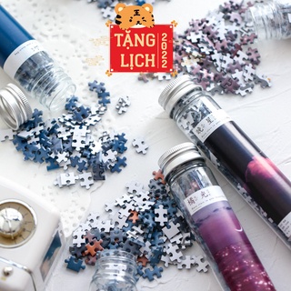 Bộ tranh xếp hình mini puzzle vintage aethetic decor trang trí phòng bàn học phụ kiện decor chụp ảnh THAT DREAM LAND