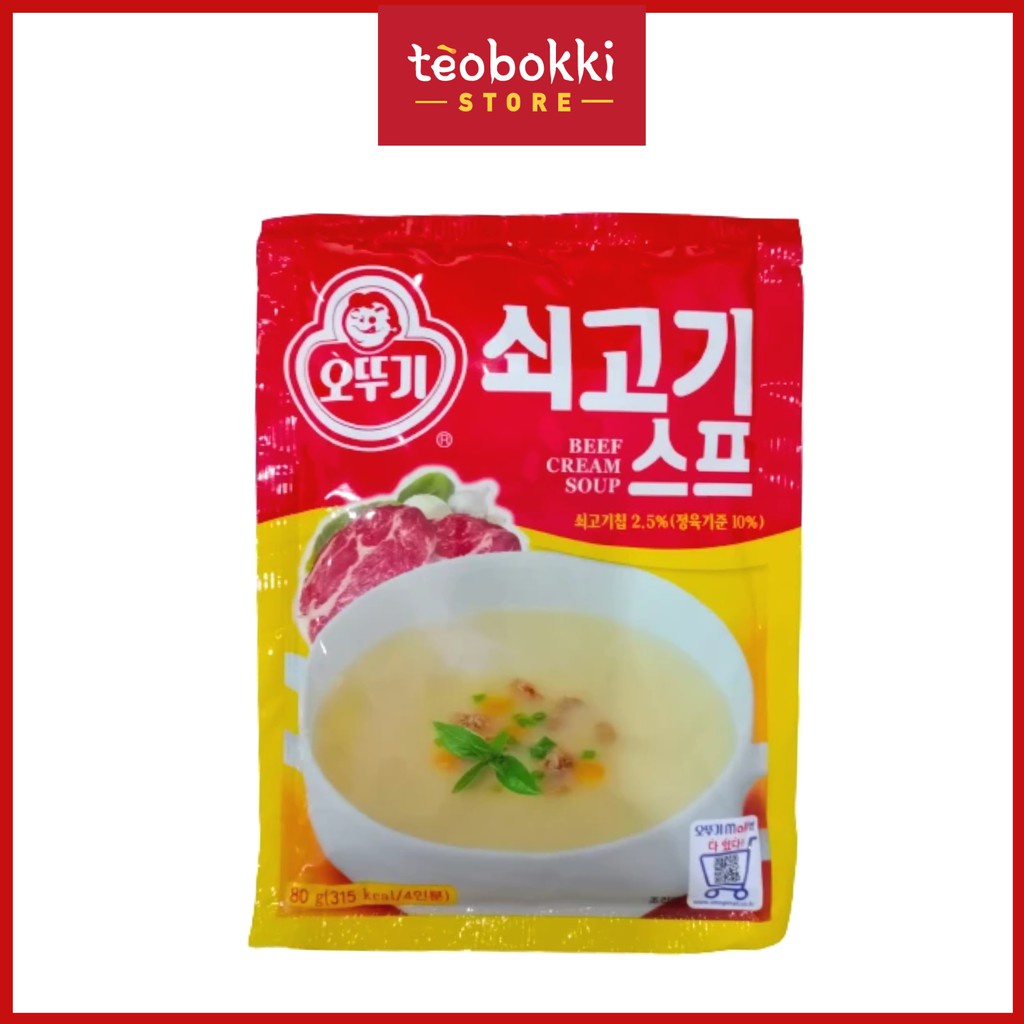 Súp thịt bò Ottogi/Otoki 80g