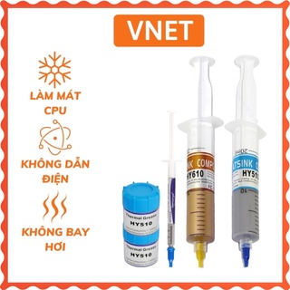 Keo tản nhiệt CPU laptop / máy tính keo Lọ - Xi Lanh làm mát CPU màu xám - vàng loại tốt  - SPANA