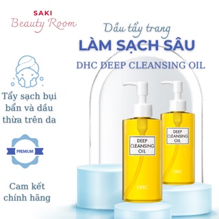 ( Full size) Dầu tẩy trang Olive DHC Cleansing Oil 200ml Sakibeauty